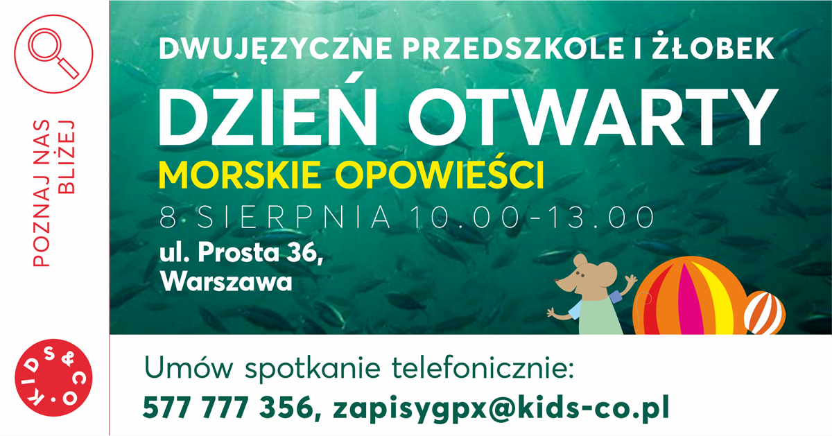 KIDS&Co. przedszkole i żłobek - DZIEŃ OTWARTY - Warszawa The Park