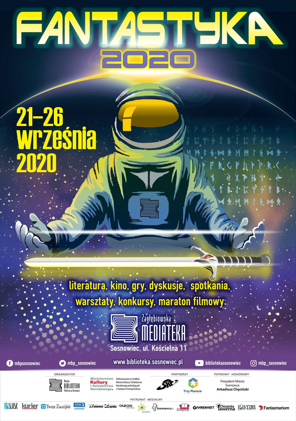 Fantastyka2020 - już od 21 września w Zagłębiowskiej Mediatece