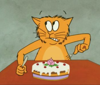 List do kota – warsztaty online inspirowane animacją Tort urodzinowy