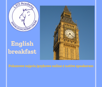 English Breakfast – pokazowe zajęcia językowe online
