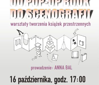 Warsztaty Od pop-up book do scenografii. Sosnowiec