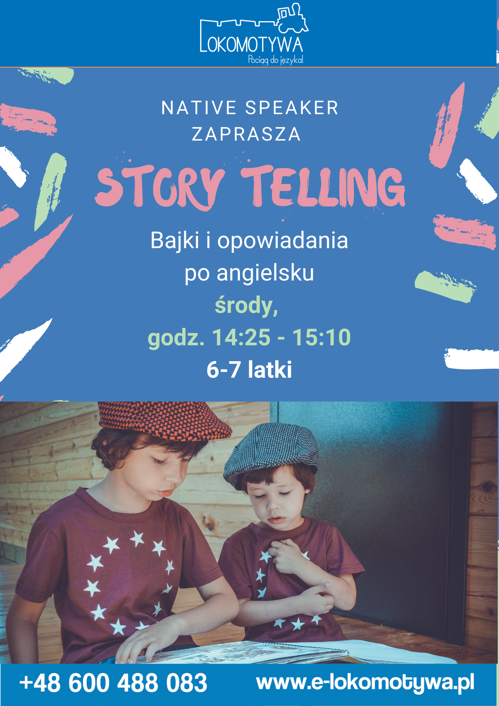 Storytelling – bajki i opowiadania z Native Speaker