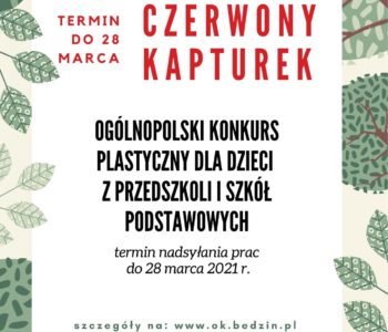 Ogólnopolski Konkurs Plastyczny – Ilustracja do spektaklu: Czerwony Kapturek