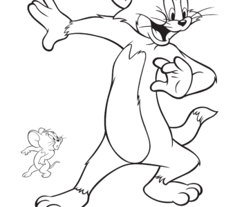 Tom i Jerry – kolorowanka