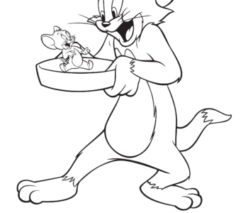 Tom i Jerry – kolorowanka
