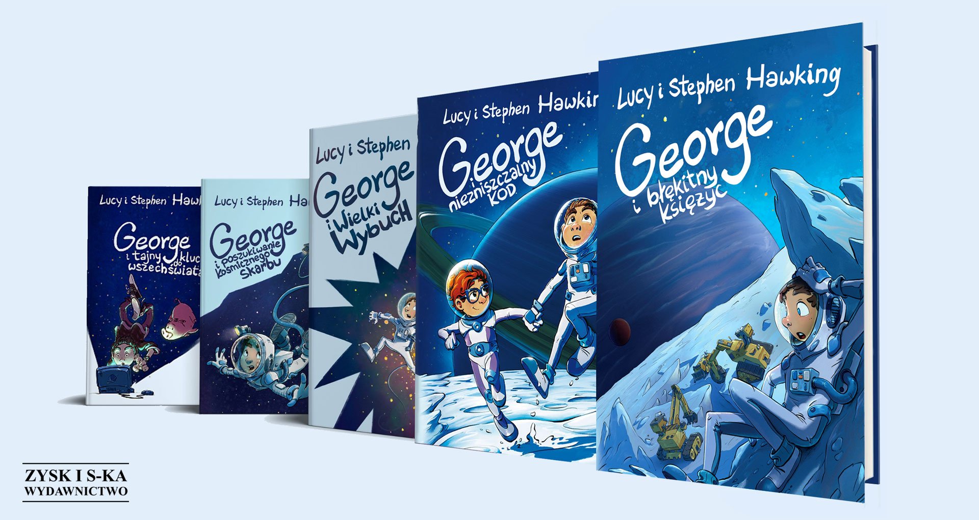 George i błękitny księżyc - kolejna książka z serii napisanej przez Hawkinga i jego córkę