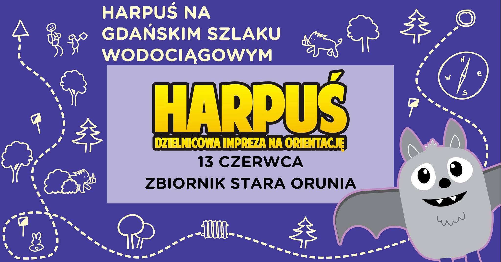 Harpuś na Gdańskim Szlaku Wodociągowym - Stara Orunia