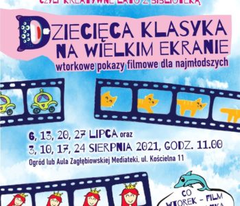 Dziecięca klasyka na wielkim ekranie – pokazy filmowe dla dzieci. Sosnowiec