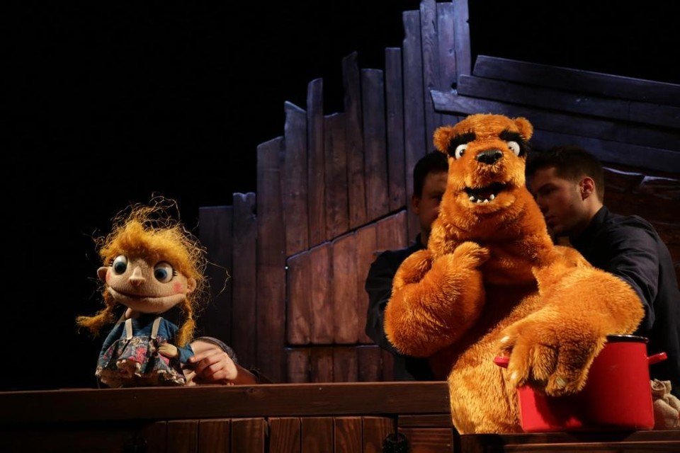 Niedźwiedź i Masza czyli gdzie moja kasza – spektakl Teatru Lalki