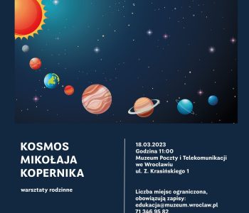Warsztaty w Muzeum Poczty i Telekomunikacji – Kosmos Mikołaja Kopernika