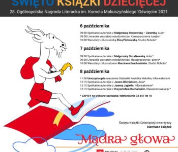 Mądra głowa – 28. Ogólnopolska Nagroda Literacka im. Kornela Makuszyńskiego
