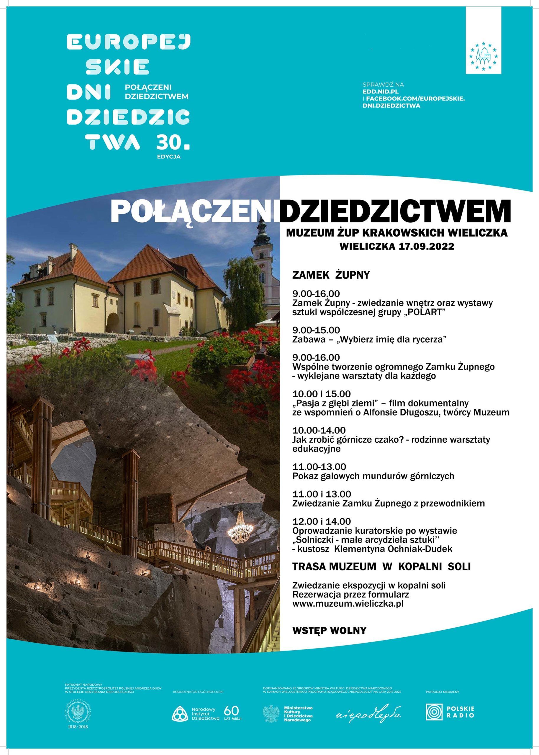 Wieliczka: Europejskie Dni Dziedzictwa -Połączeni dziedzictwem