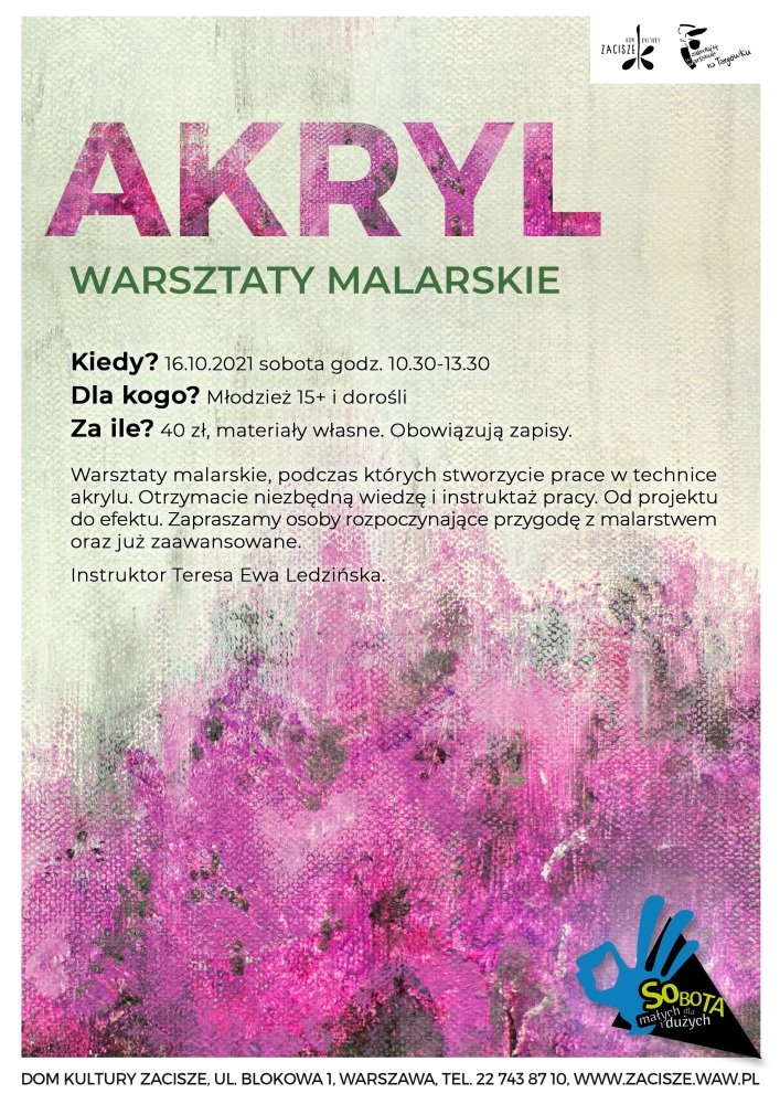 Warsztaty malarskie: Akryl