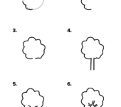 Jak narysować drzewo instrukcja rysowania krok po kroku
