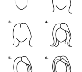 Jak narysować włosy krok po kroku