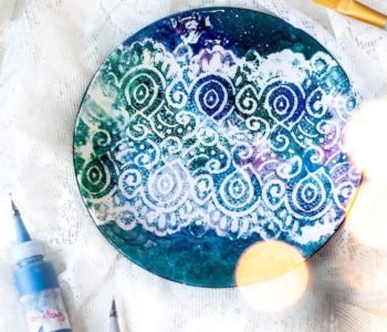 Maskowanie koronką – warsztaty malowania ceramiki