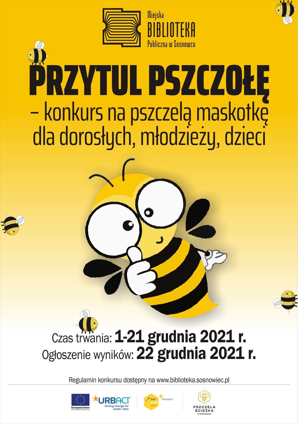 Przytul pszczołę – konkurs na pszczelą maskotkę w MBP w Sosnowcu