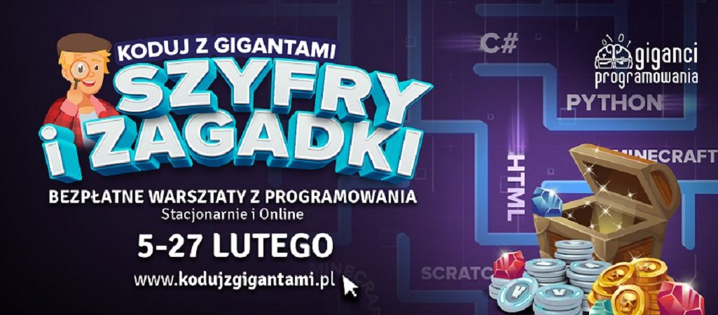 10 edycja ogólnopolskich, bezpłatnych warsztatów z programowania – Koduj z Gigantami