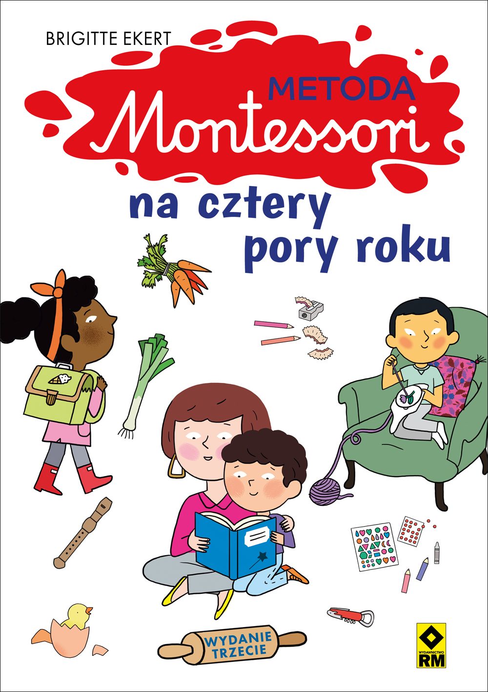 Metoda Montessori na cztery pory roku - książka z ćwiczeniami