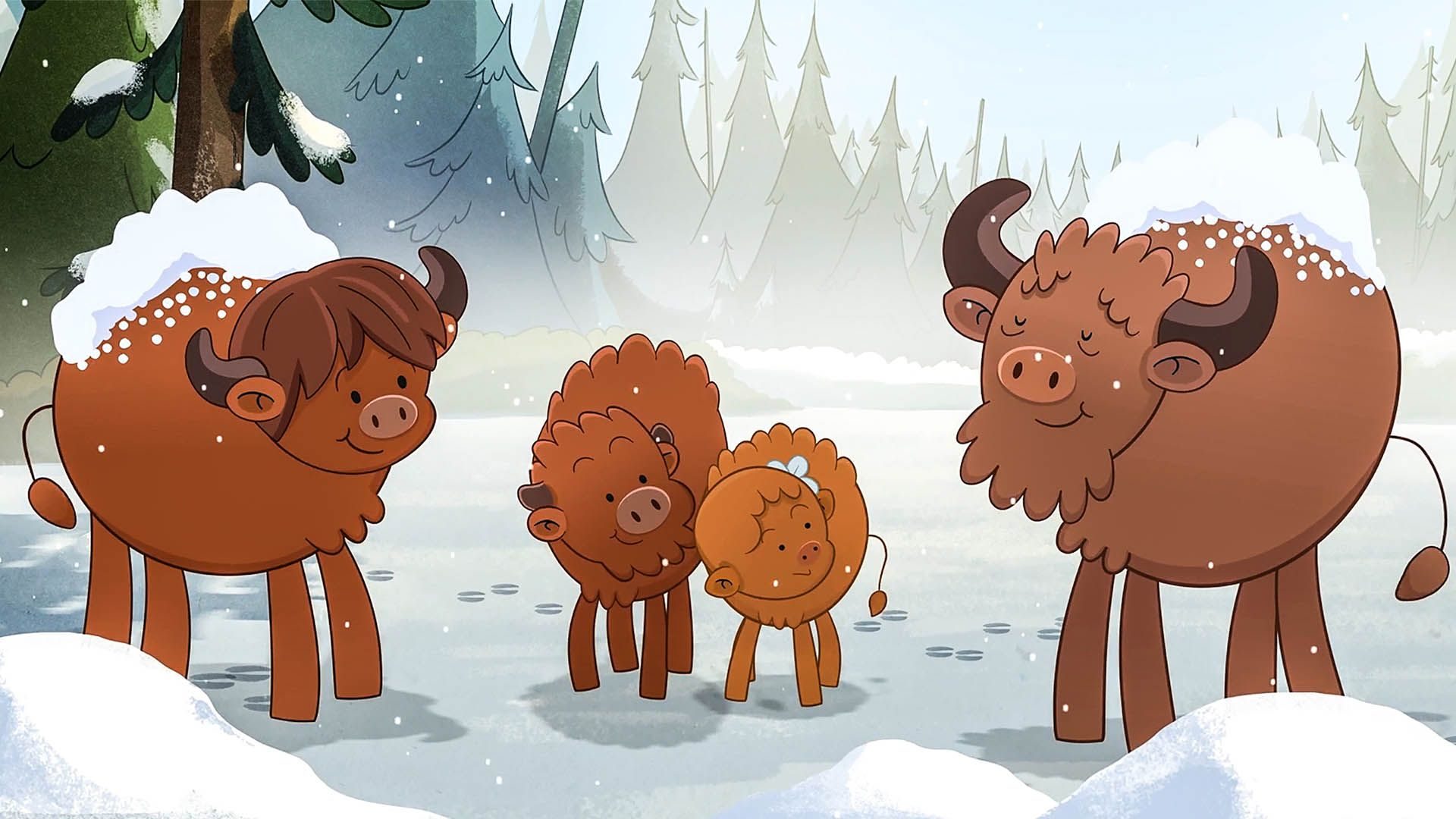 Pada śnieg – krótkie filmy animowane dla dzieci 2+. Chorzów