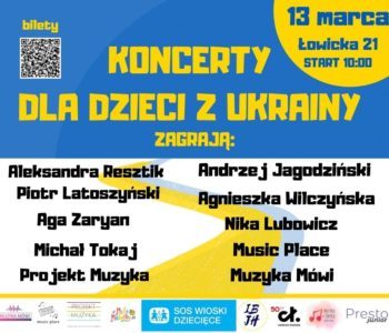 Koncert charytatywny dla dzieci z Ukrainy