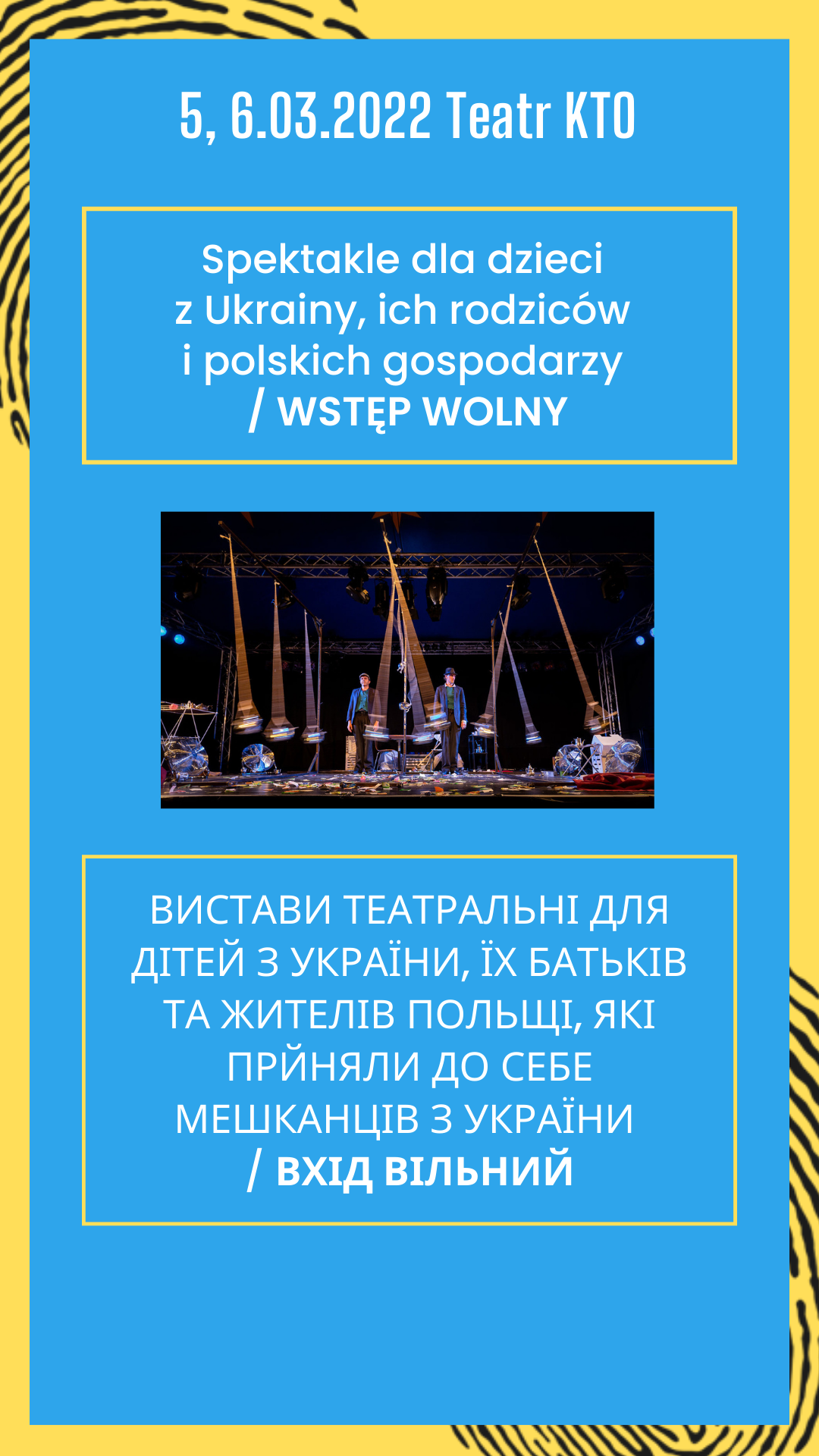 Spektakle dla dzieci z Ukrainy, ich rodziców i polskich gospodarzy