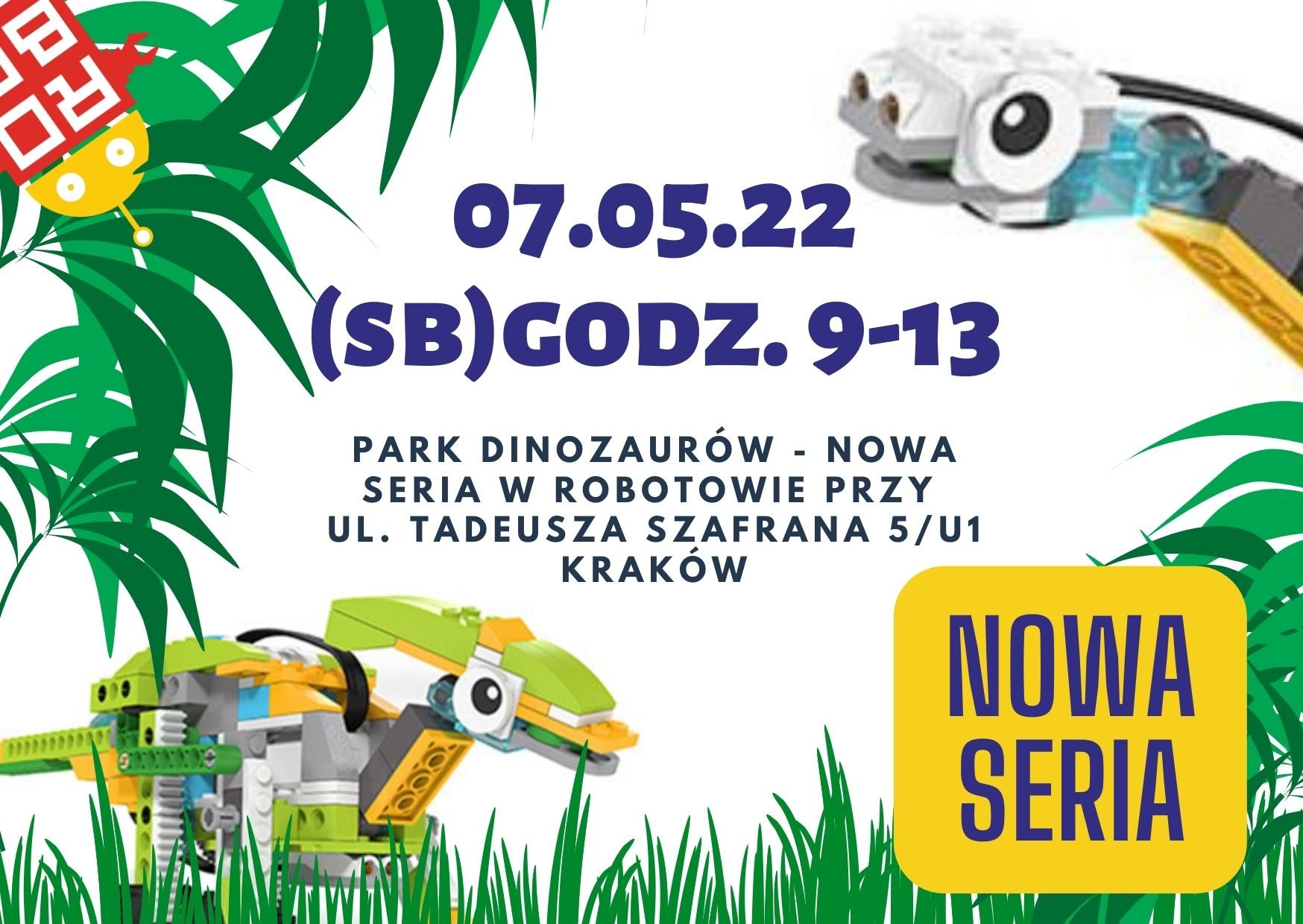 Park Dinozaurów – warsztaty robotyki dla dzieci 6-9 lat
