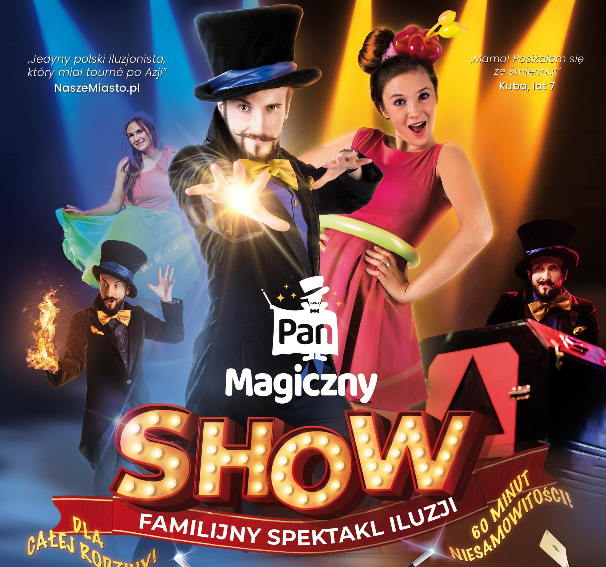 Pan Magiczny Show – familijny spektakl iluzji. Siemianowice Śląskie