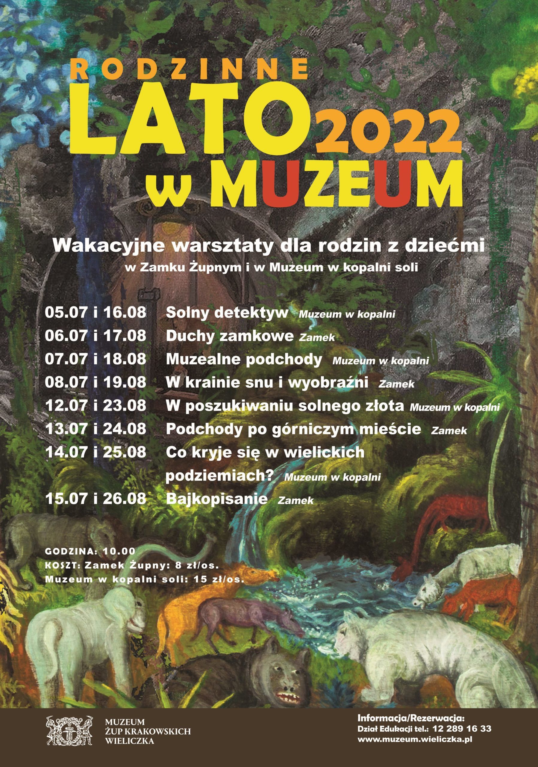 Lato w muzeum 2022 Plakat