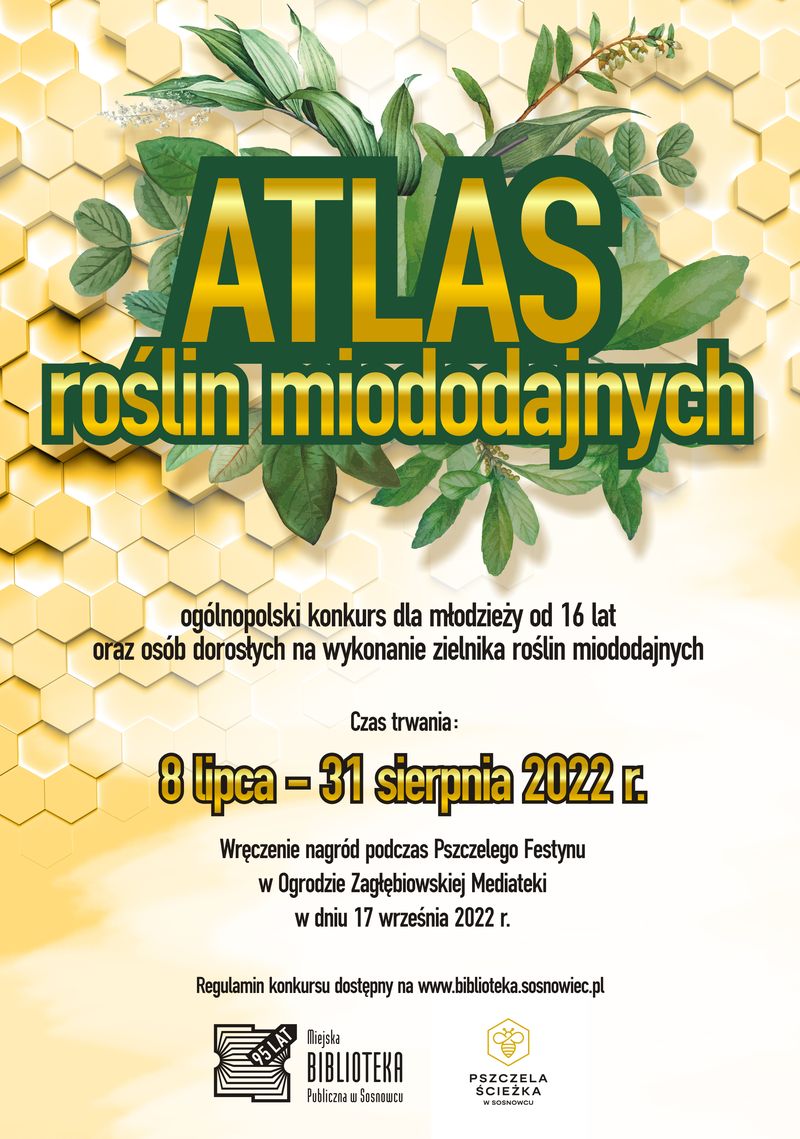 Konkurs dla młodzieży i dorosłych - Atlas roślin miododajnych