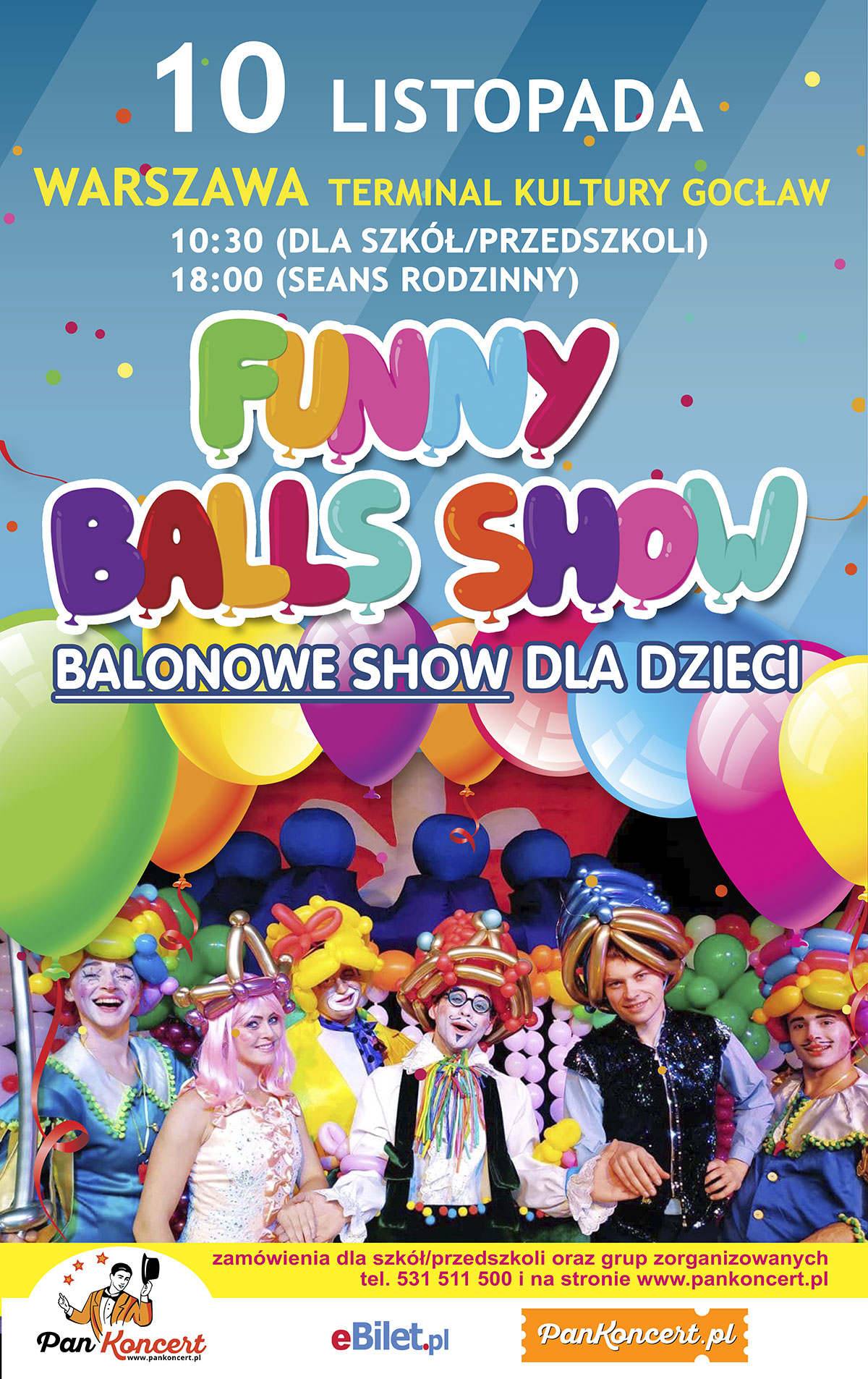 FUNNY BALLS SHOW w Warszawie