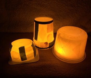 Kolorowe lampiony – prosta dekoracja