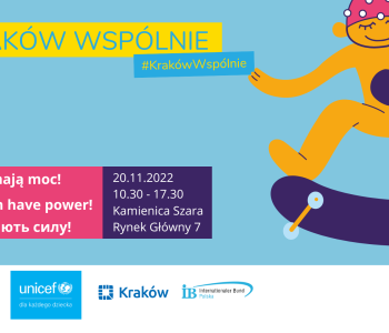 Dzieci mają moc! Діти мають силу! Children have power! #KrakówWspólnie