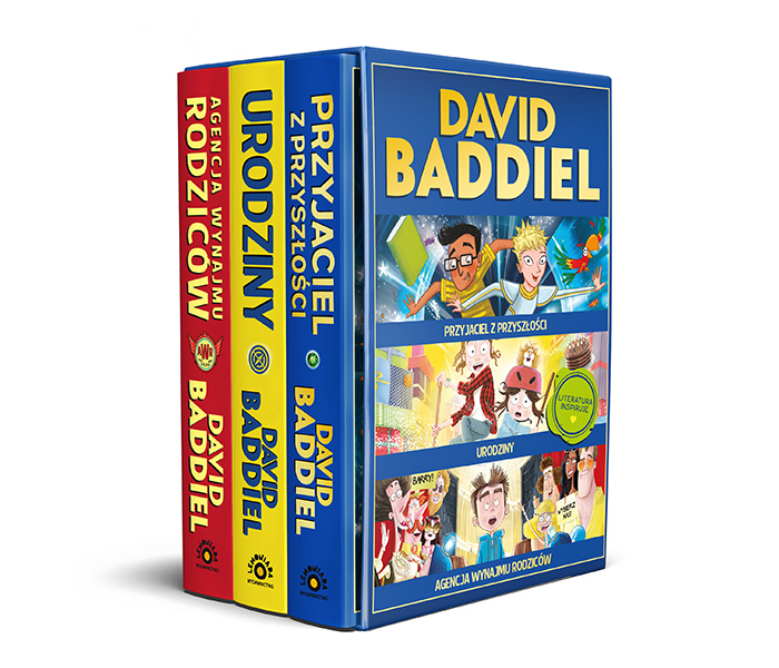 DAVID BADDIEL 3 książki w etui