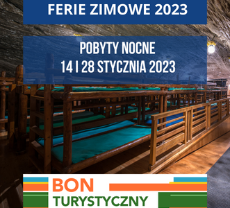 Pobyty nocne w Kopalni Soli Bochnia - Ferie 2023
