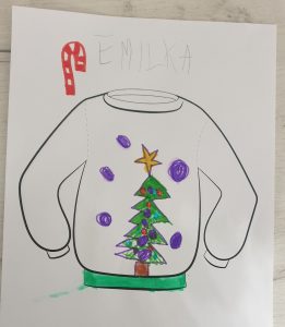 Zaprojektuj zimowy sweter – konkurs rysunkowy dla dzieci