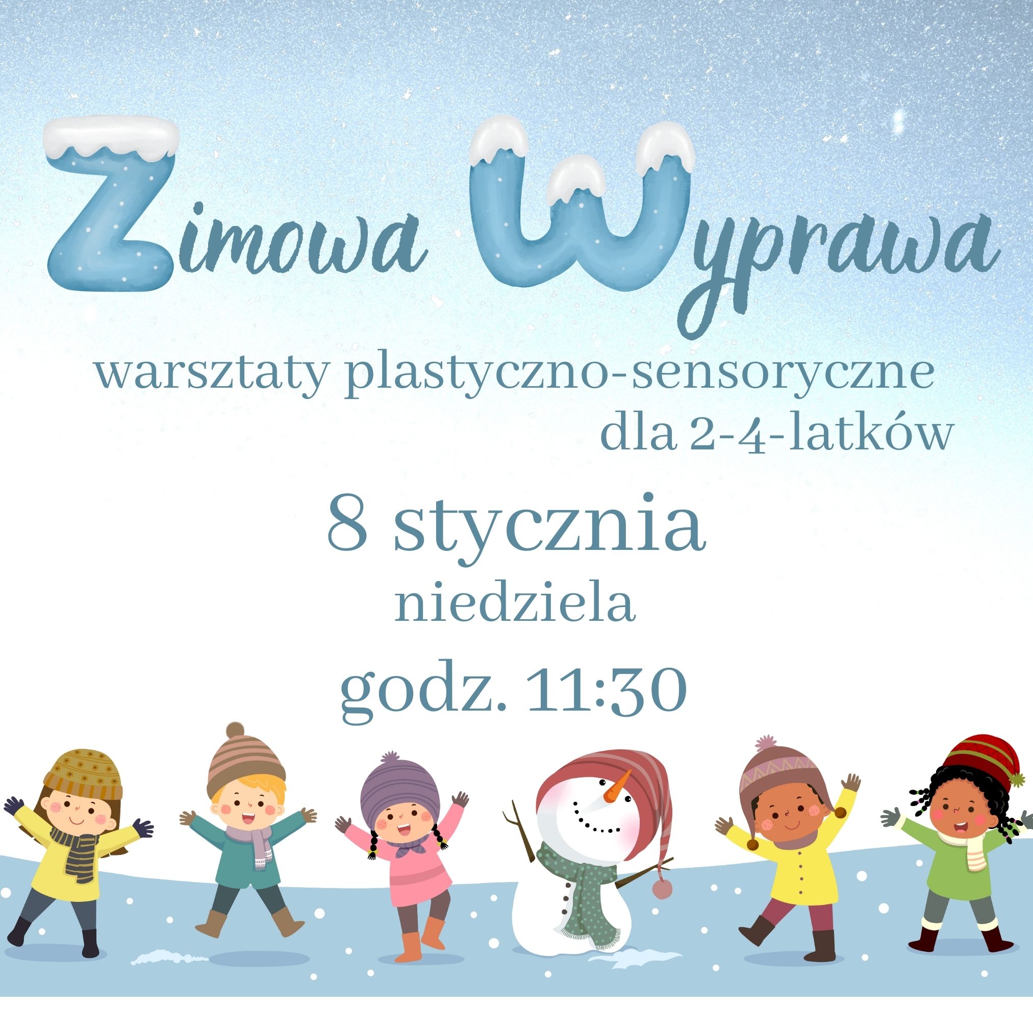 Zimowa Wyprawa - warsztaty plastyczno-sensoryczne dla 2-4-latków w Nutka Cafe