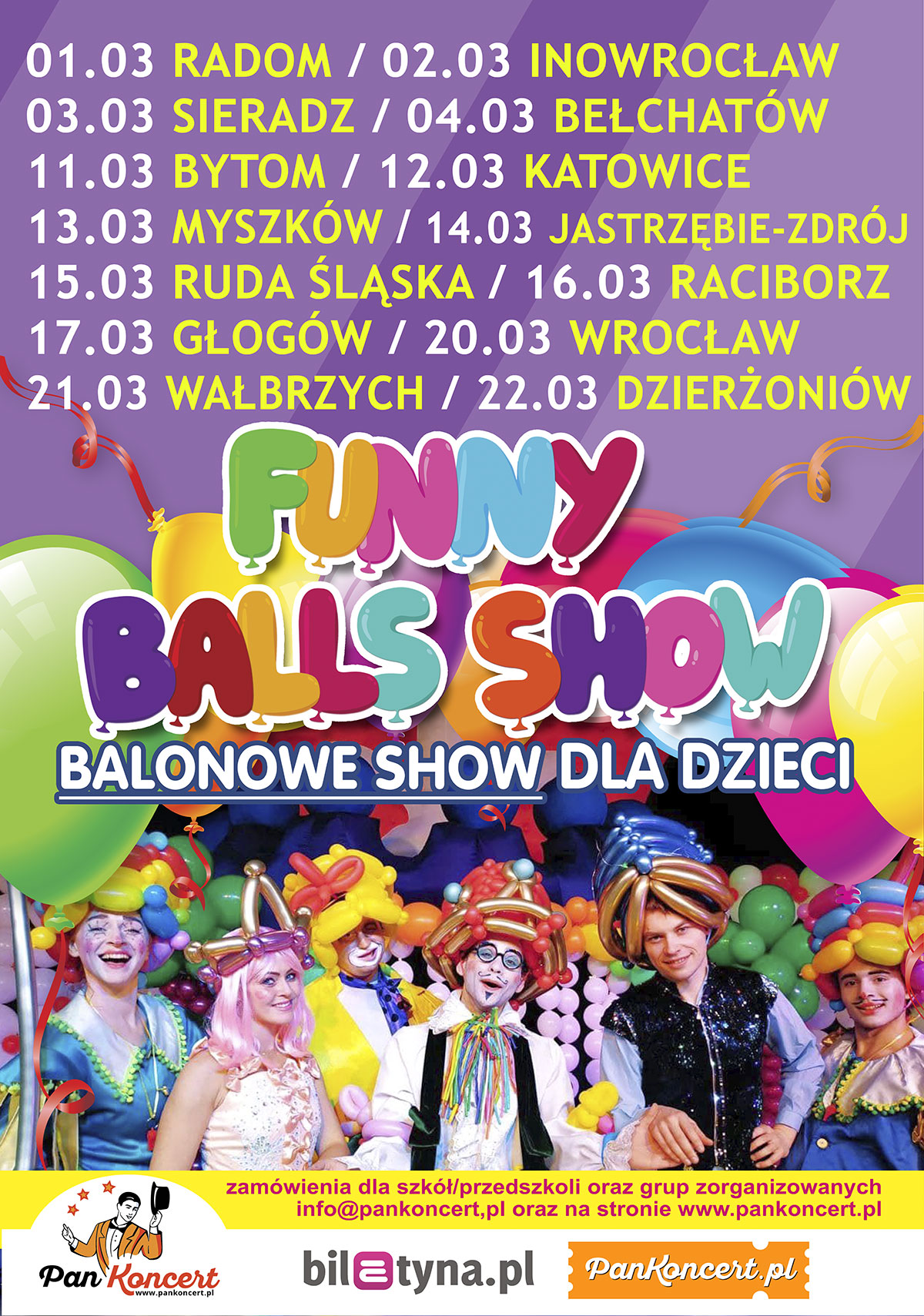 Funny Balls Show po raz pierwszy w Myszkowie