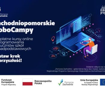 Marszałek Województwa Zachodniopomorskiego zaprasza młodzież na Zachodniopomorskie RoboCampy online!