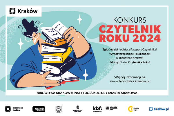 Zdobądź tytuł Czytelnika Roku w Bibliotece Kraków!