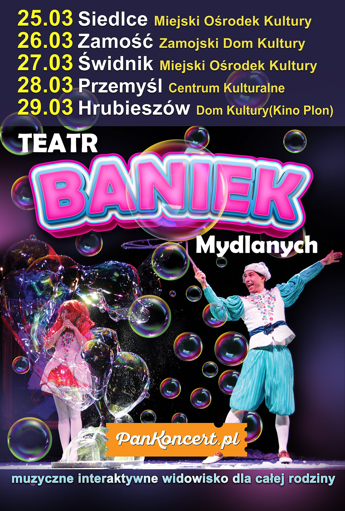 Teatr Baniek Mydlanych pierwszy raz w Hrubieszowie!