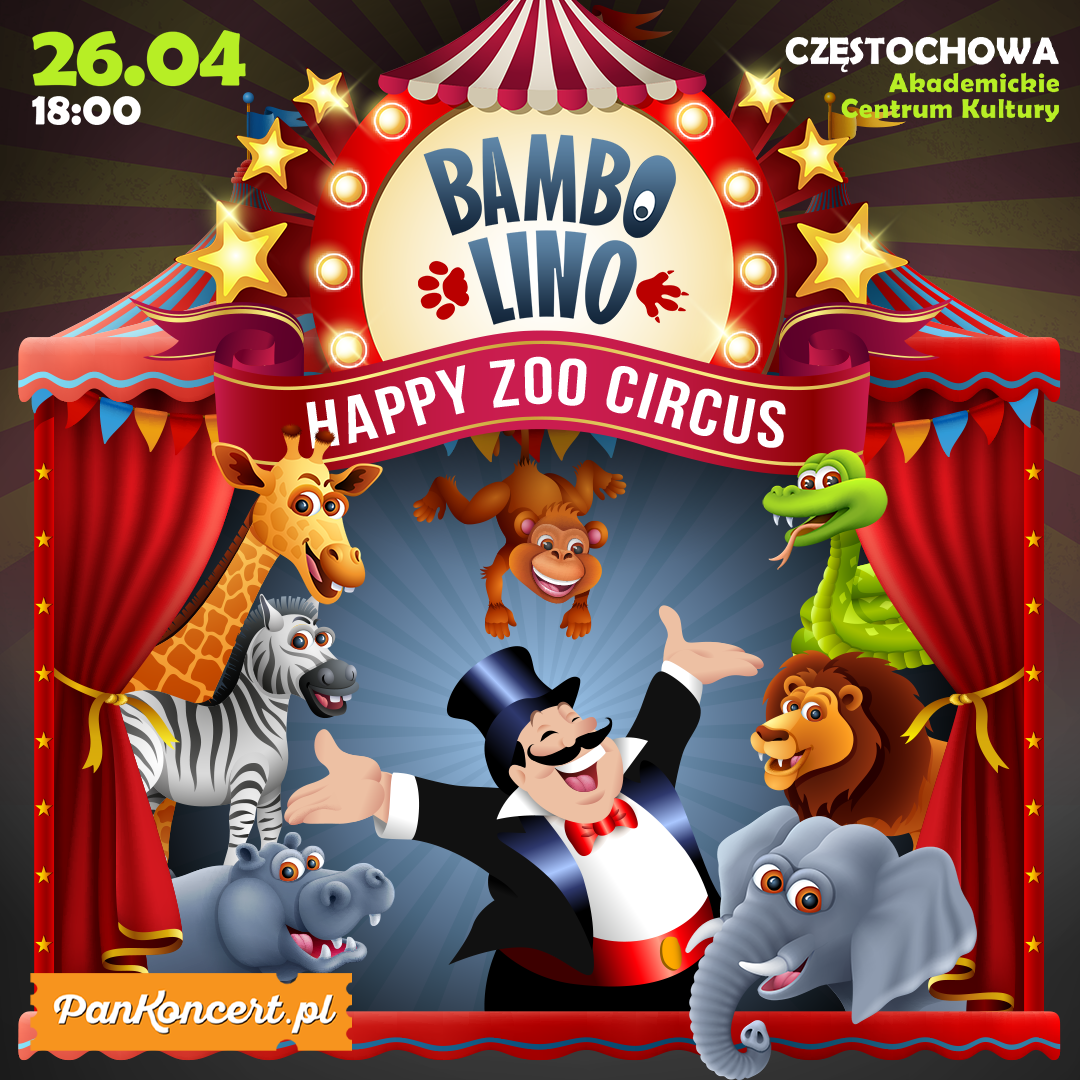 Bambolino - jedyny cyrk szczęśliwych zwierząt w Częstochowie