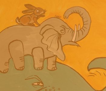 Słoń, zając i wielorybica — baśń afrykańska. Warsztaty z baśnią