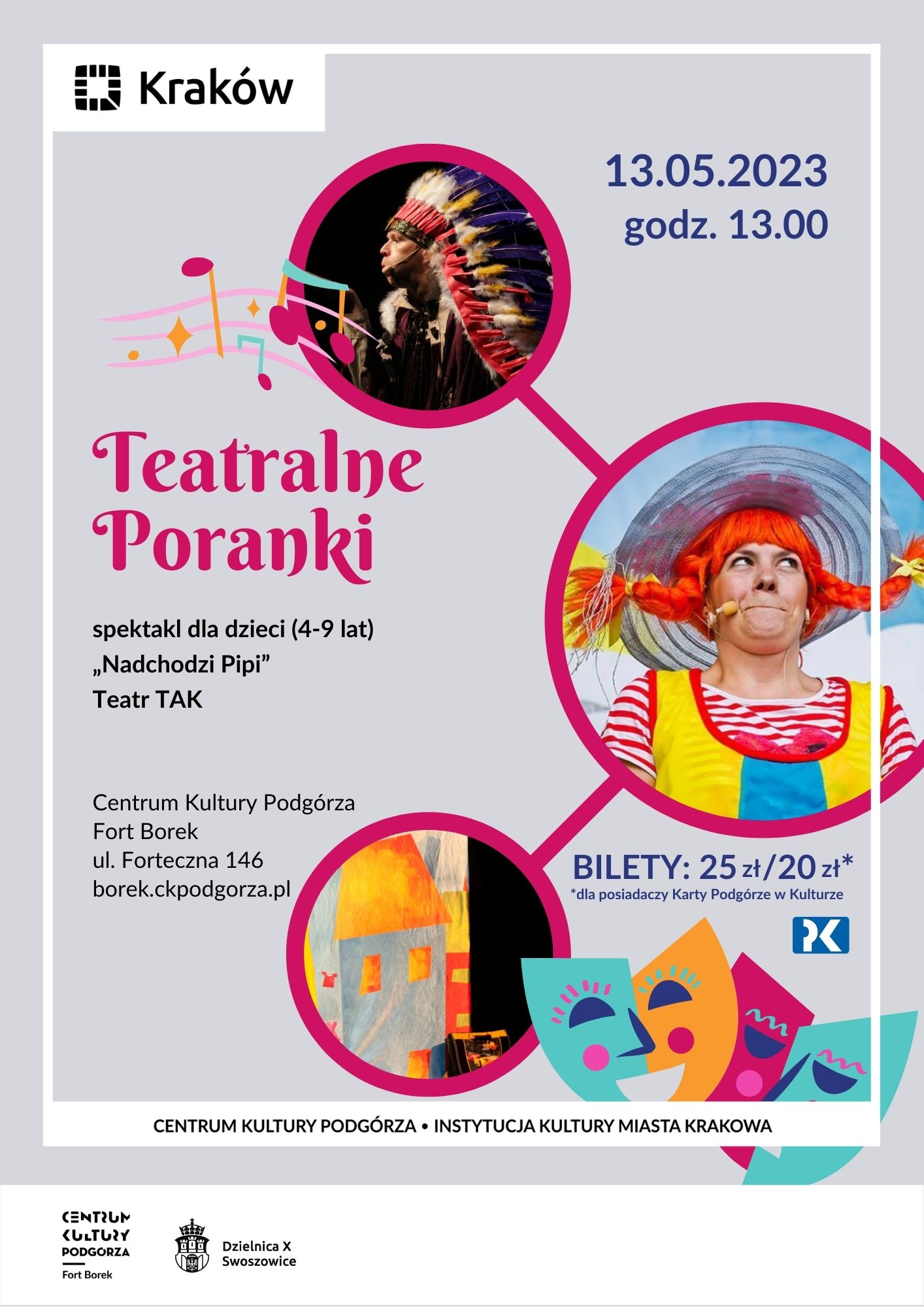 Teatralne Poranki w Forcie Borek - spektakl Nadchodzi Pipi