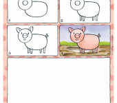 jak narysować świnkę