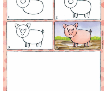 jak narysować świnkę