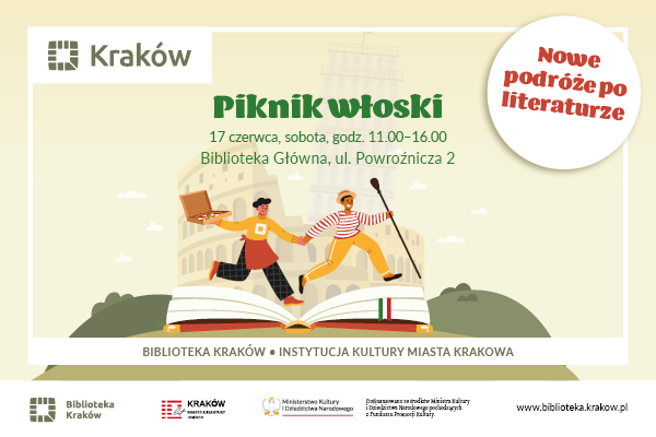 17 czerwca piknik włoski w Bibliotece Kraków!