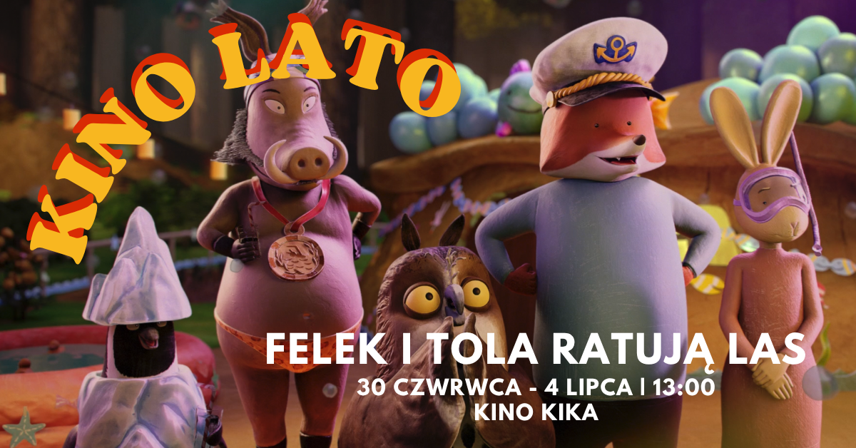 Filmowe spotkania dla dzieci w Kinie Kika. Kino Lato