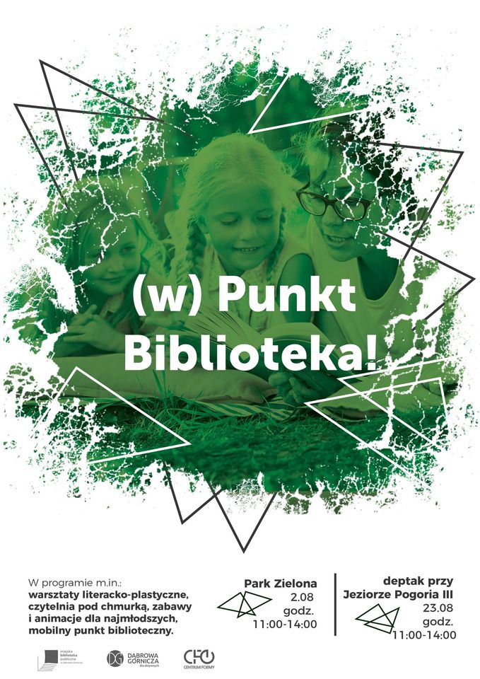 Punkt Biblioteka, czyli MBP 2 sierpnia w Parku Zielona. Dąbrowa Górnicza