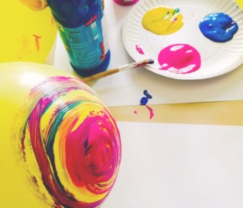 Balonowe malowanie – działanie warsztatowe